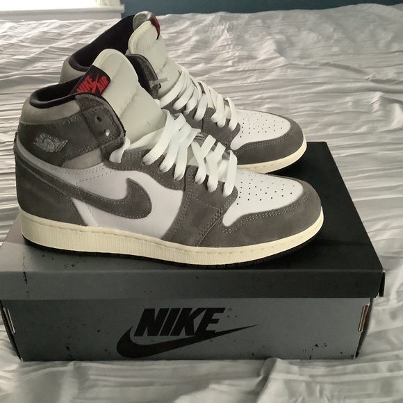 Air Jordan Retro High OG GS Washed Black - Picture 1 of 3